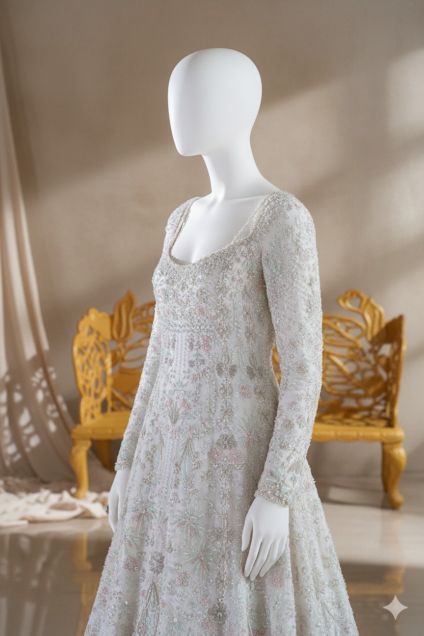 Suffuse SERIYA Organza Hand Embellished & Embroidered Maxi – S001